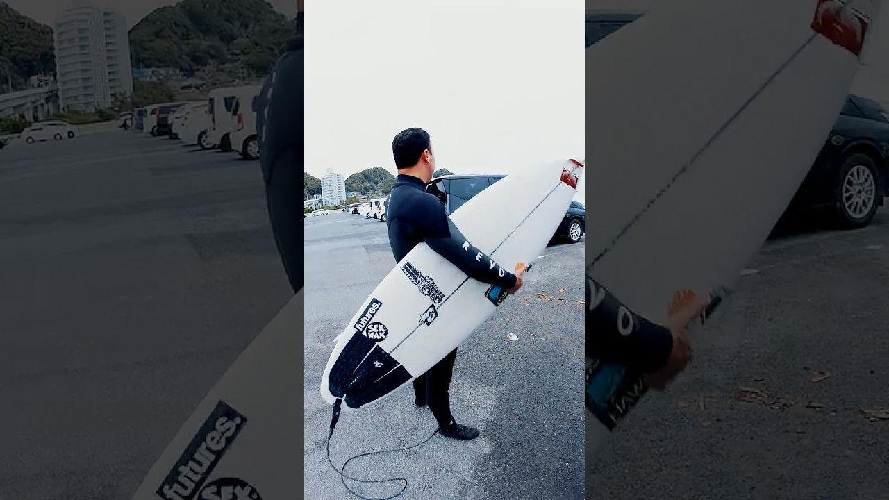 悠平が魅せる！ほれたレフト波を攻めまくる！#surfing #サーフィン