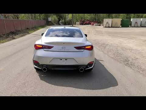 Infiniti Q60 with Borla Exhaust and aFe Lower Downpipes
