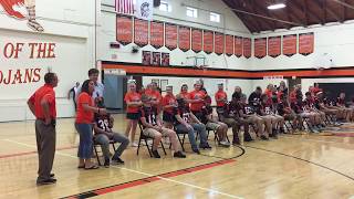 Senior Football Players Get A Surprise