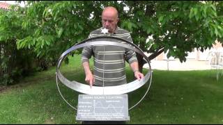 preview picture of video 'Le cadran solaire équatorial de Saint Julien Chapteuil (43)'