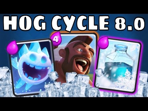 HOG CYCLE 8.0 | FREEZE on LADDER = INSANE! Pro Tips Elecr1fy | Clash Royale