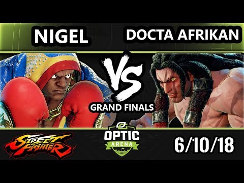 OpTic Arena 2018 SFV - GGEA | Nigel (Balrog) Vs GGEA | Docta Afrikan (Necalli) Street Fighter V GF