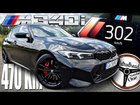 2022 BMW M340i (470 KM) | V-MAX, 0-100, 100-200, 200-250 km/h, Test, AUTOBAHN | 4K