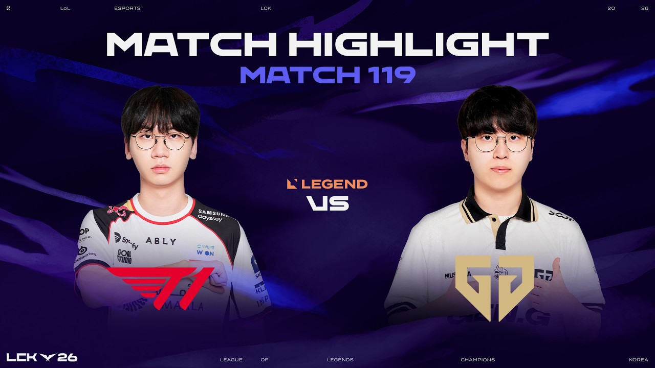 T1 vs GEN | 매치 119 하이라이트 | 2026 LCK