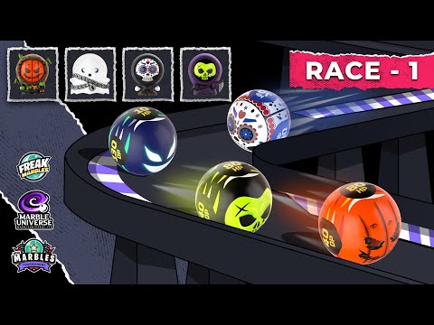 🏁 FREAK MARBLES TOURNAMENT: Race 1 | Marble Universe #freakmarbles #marblerun