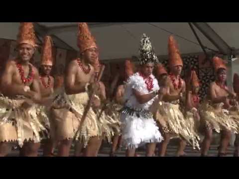 St Peters perform Kailao.  Tongan Stage,  ASB Polyfest 2016.