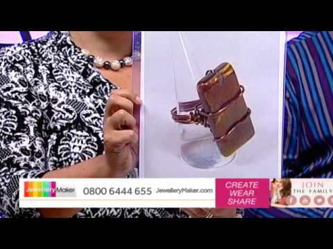 How To Make Gemstone Jewellery - JewelleryMaker LIVE (am) 21/07/2015