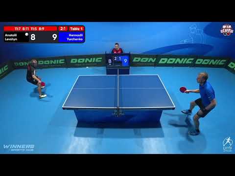 17:30 Anatolii Levshyn 3 - 1 Hennadii Yurchenko West 3 WIN CUP 14.11.2022 | TABLE TENNIS WINCUP