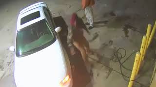 Shooting caught on camera in Detroit on Jan. 14, 2018.