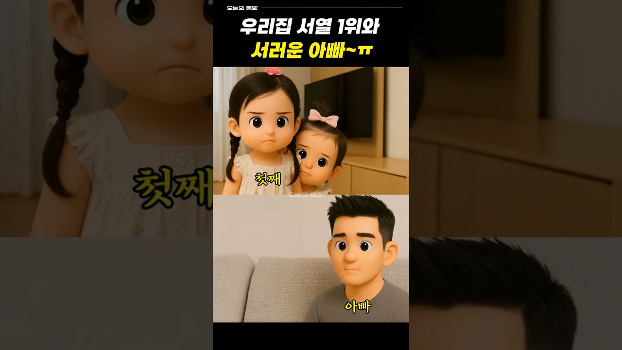 우리집 서열 1위와 서러운 아빠~ ㅠ #유머 #웃긴영상