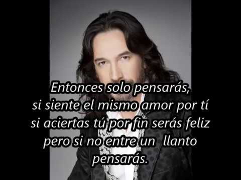 A DONDE VAYAS Marco Antonio Solis  (LETRA)