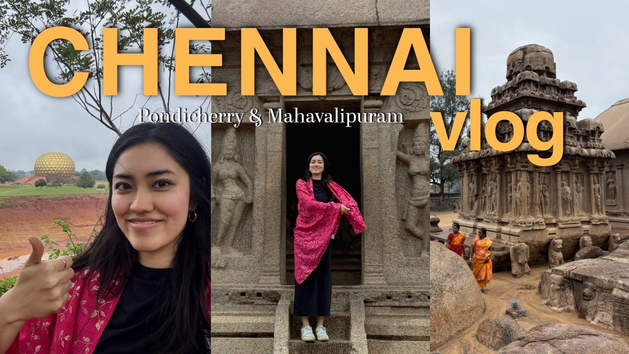 Exploring Mahavalipuram & Pondicherry Vlog