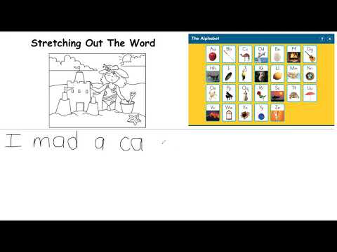 Using the stretch the word strategy to write