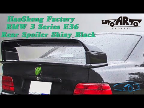 Thumbnail for China Factory|Shiny Black Rear Spoiler for BMW 3 Series E36 Review by BMW 3 Series (E36)