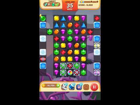 Jewel Match King Level 398 - Walkthrough ( No Booster )
