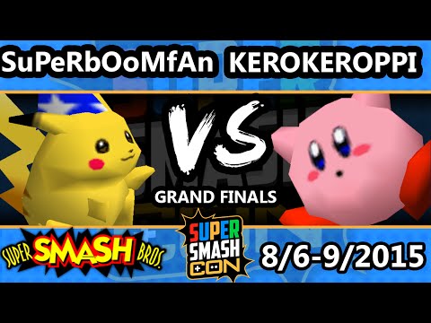Super Smash Con - KeroKeroppi (Kirby, Pikachu) Vs. SuPeRbOoMfAn (Falcon, Pikachu) - Grand Finals