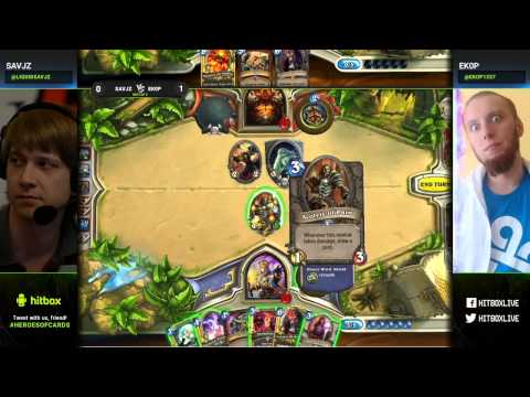 Savjz vs EKOP - Heroes of Cards 3 - Hearthstone