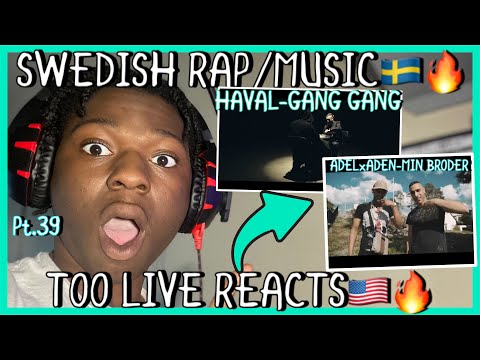 AMERICAN REACTS to SWEDISH RAP! HAVAL - GANG GANG | Adel ft. Aden - Min broder (Official Video)Pt.39