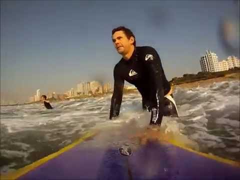 Pirates shore break - first session testing the gopro