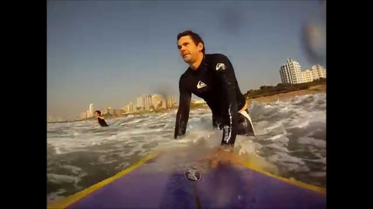 Pirates shore break - first session testing the gopro