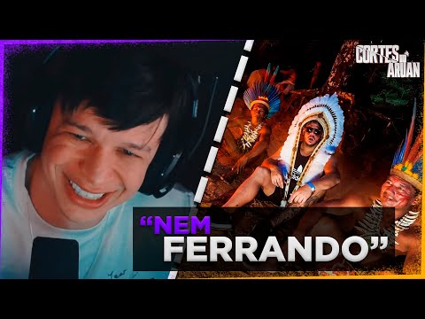 ARUAN REAGE A HISTORIAS DE TERROR NA FOGUEIRA COM INDIOS NA AMAZONIA (RENATO GARCIA)-Cortes do Aruan