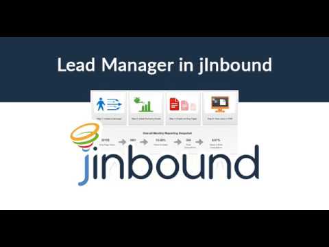 How to Use the Lead Manager in jInbound