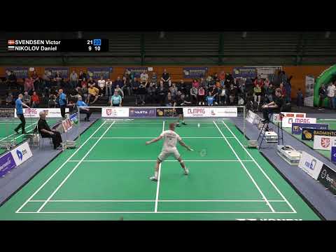 Match point - Victor Svendsen vs Daniel Nikolov - MS, SF – Czech Open 2022