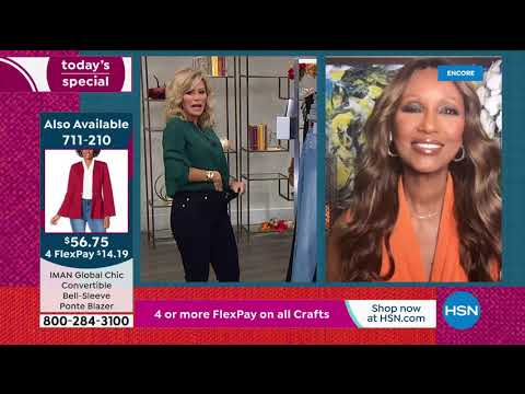 HSN | IMAN Global Chic Fashions 08.15.2020 - 04 AM