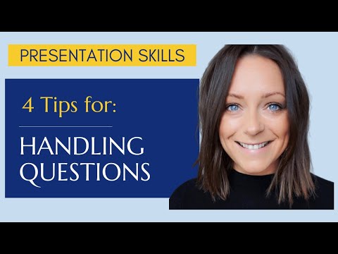 How To Handle Answering Questions During a Presentation