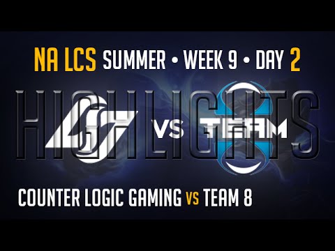 CLG vs Team 8 HIGHLIGHTS | Week 9 Day 2 NA LCS Summer Split 2015 S5 | CLG vs T8 W9D2
