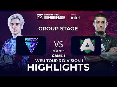 Game 1: Tundra vs Alliance | DPC WEU 2021/2022 Tour 3: Division I