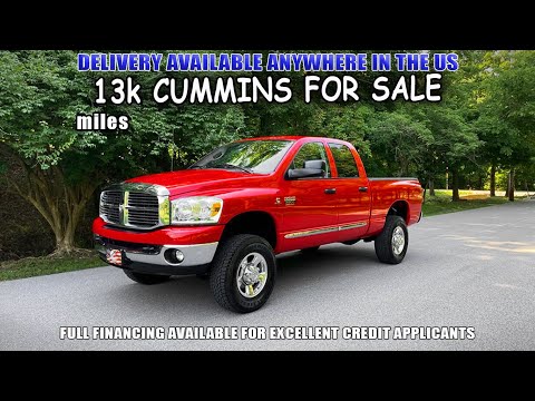 LOW MILE 6.7 Cummins For Sale: 2009 Dodge Ram 2500 LoneStar 4x4 Diesel With Only 13k Miles