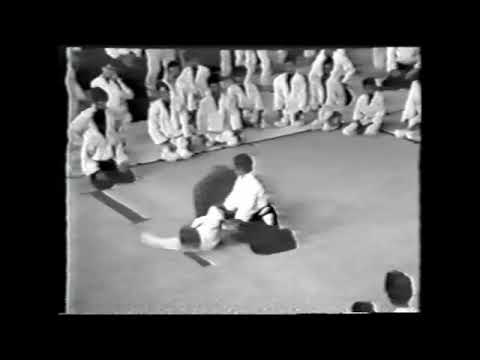 Aikido Young Chiba Sensei - Rare film BW  Part 1