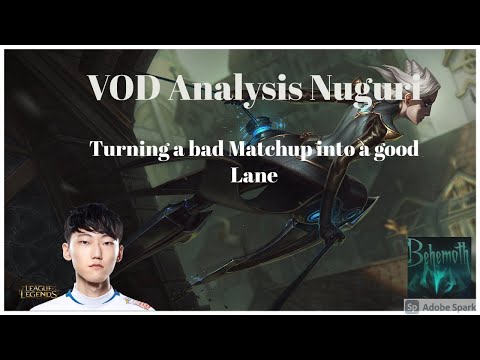 VOD Analysis Nuguri Camille: How to turn a bad Matchup into a good Lane
