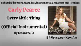 Music video thumbnail preview for Carly Pearce - Every Little Thing (Official Instrumental) by Every Little Thing