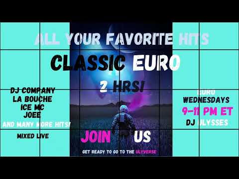 90's - 2000's Euro Wednesdays (Promo ) Live to air tonight , with all your euro hit!! Dj Ulysses