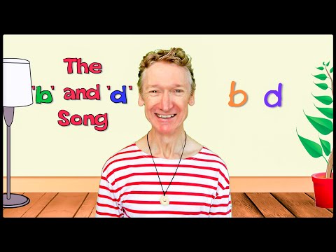 The 'b' and 'd' Song | Sing Along With Tony | Kids' Songs and Nursery Rhymes