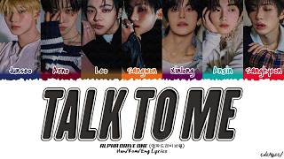 Download lagu ALPHA DRIVE ONE 'Talk to me' Lyrics (알파드라이브원 Talk to me 가사) [Color Coded Han_Rom_Eng] mp3
