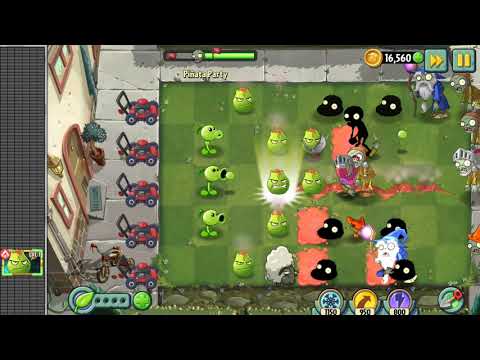 PLANTS VS ZOMBIES 2 PINATA PARTY LAVA GUAVA, PEASHOOTER, & MAGNET-SHROOM