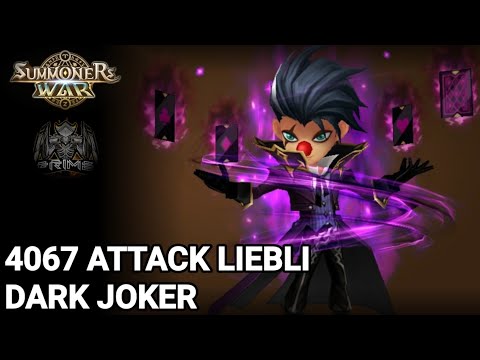 @GenesisPrime 4067 Attack Liebli - Dark Joker - Summoners War