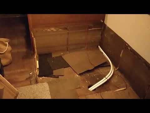 Narrowboat living room refit part 2 and some snow..#89