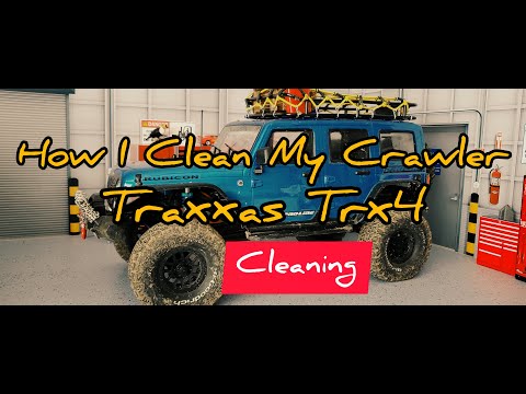 How to clean Traxxas TRX4 Crawler