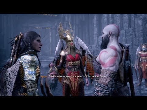 Kratos Dies In Valhalla Scene - God Of War Ragnarok Valhalla DLC 2023 (PS5)