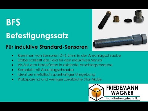 Befestigungssatz BFS und Anschlagschraube ASL