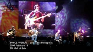 Boyce Avenue - All the While - Live in the Philippines