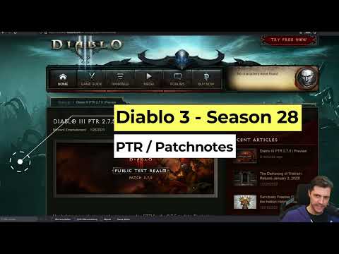 Diablo 3: Season 28 mit Patch 2.7.5 (PTR, +Rites of Sanctuary)