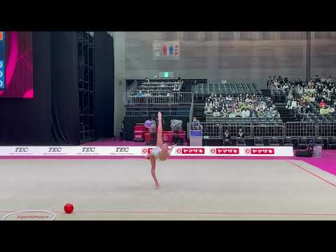 Dina Averina Ball WCH 2021 Ball QAA 28.875