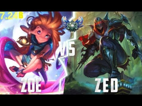 Zoe Mid Vs Zed BEST ZOE NA!! Outplays#10