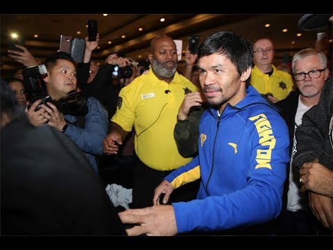 Pacquiao Broner Grand Arrivals