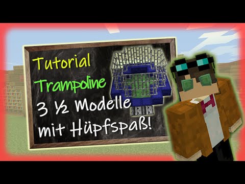 Redstone-Schule Folge 50 - Trampoline - Hüpfspaß in Minecraft 1.16